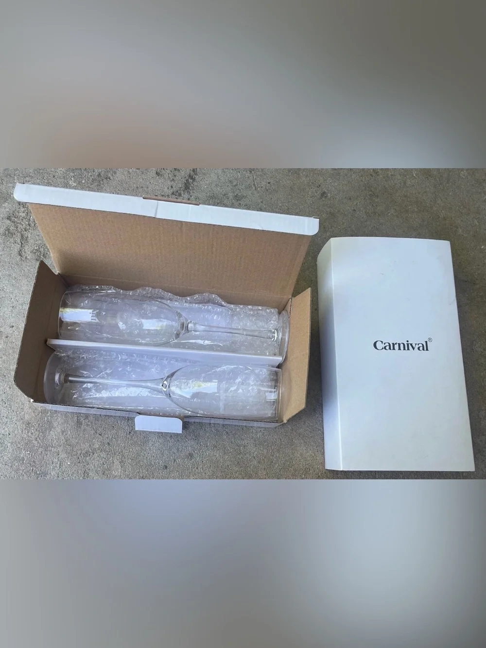 Carnival Cruise Champagne Flutes
